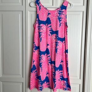 NWOT Lilly Pulitzer Kristen Pineapple Print Swing Dress medium